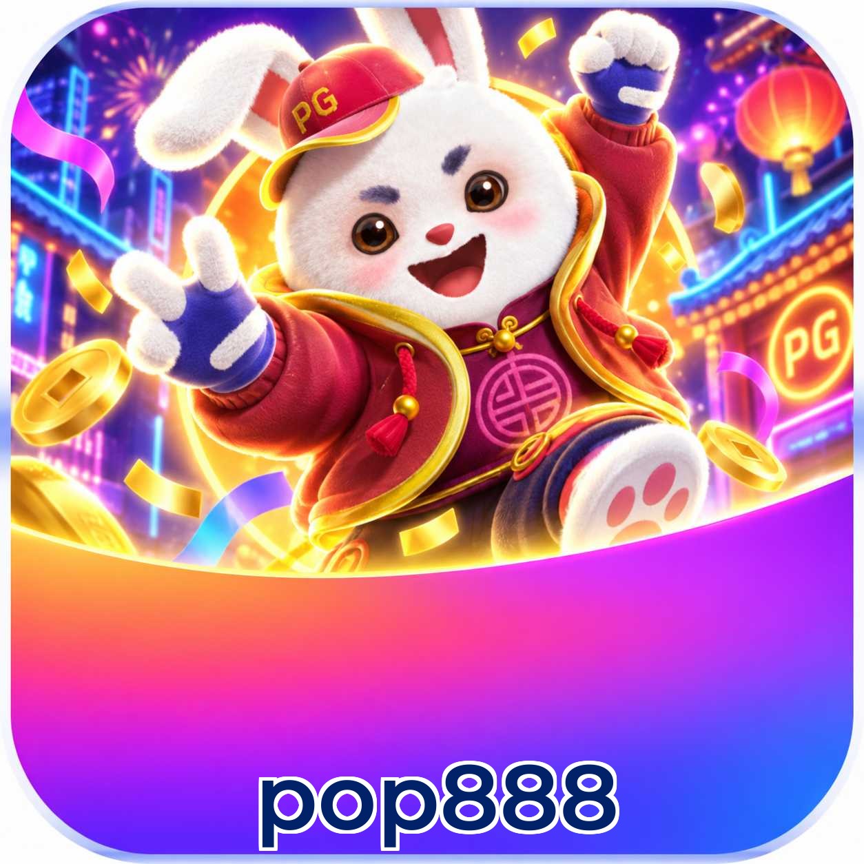 Página oficial da pop888 no Facebook com promoções e suporte